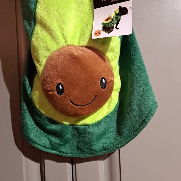 Avocado dog costume M/L 15-20lbs New - Picture 2 of 6